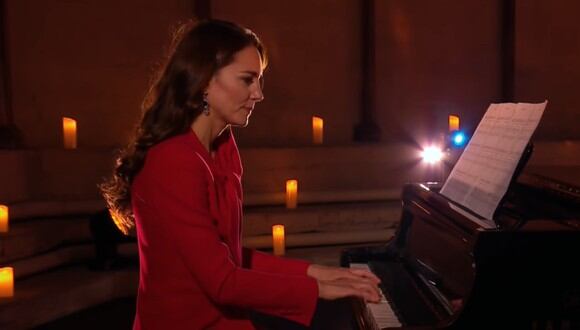 Catalina de Cambridge  sorprendió tocando el piano para felicitar la Navidad. (Foto: The Duke and Duchess of Cambridge / Instagram)