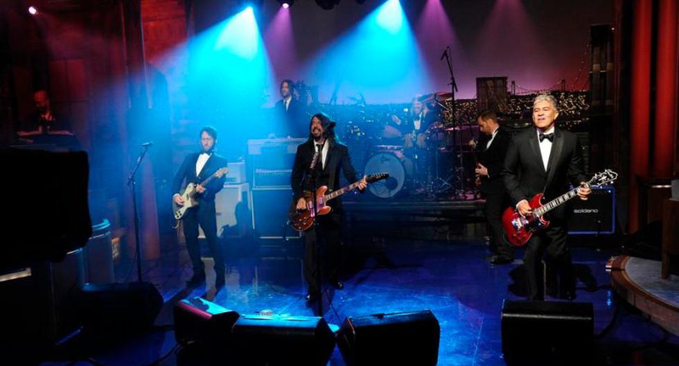 Foo Fighters tocó en vivo en despedida de David Letterman (YouTube)