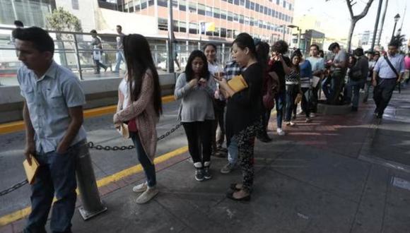 Empleos: ¿cuál es el salario que buscan los postulantes peruanos al presentarse a un trabajo?. (Foto: archivo GEC)