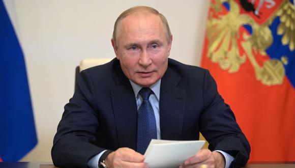 El presidente de Rusia Vladimir Putin. (ALEXEI DRUZHININ / SPUTNIK / AFP).