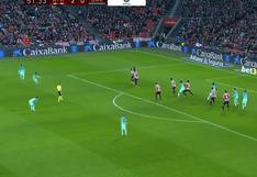 Barcelona vs Athletic Club: Lionel Messi sorprende con gran gol de tiro libre