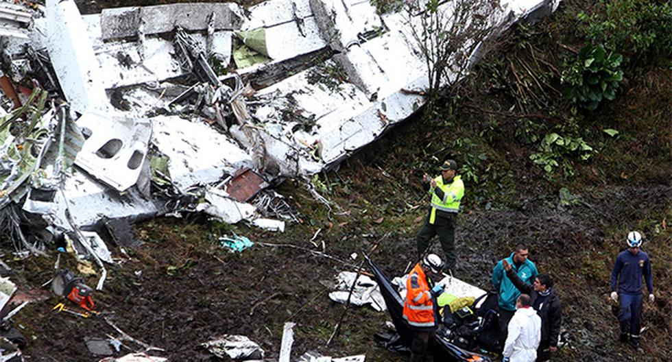 Avión que llevaba al club Chapecoense de Brasil se estrelló en Colombia y dejó 71 muertos. (Foto: EFE)