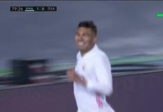 Real Madrid vs. Osasuna: el gol de Casemiro para el 2-0 del equipo merengue por LaLiga | VIDEO