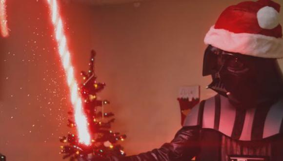 ¿Cómo sería Darth Vader convertido en Papá Noel? [VIDEO]