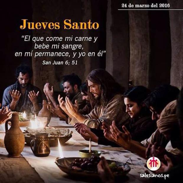 Frases para Jueves Santo: mensajes e imágenes para compartir en WhatssApp,  Facebook y redes sociales por Semana Santa hoy 14 de abril | Semana Santa  2022 | Feliz Jueves Santo | Perú |