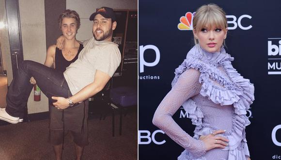 Scooter Braun vs. Taylor Swift. (Foto: Instagram/ Agencias)