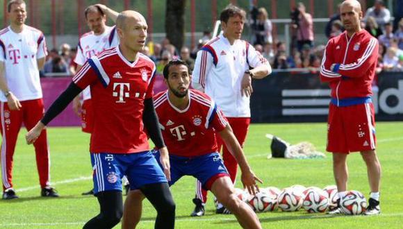 Robben y Benatia regresan a los entrenamientos de Bayern Múnich