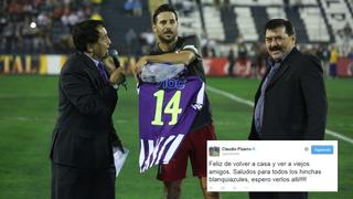 Pizarro sobre su regreso a Matute: "Feliz de volver a casa"