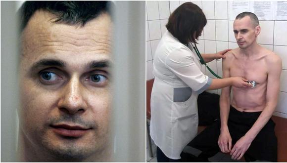 Oleg Sentsov dice que abandona huelga de hambre para no ser alimentado por la fuerza (Foto: AFP)