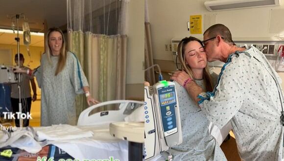 Delayne Ivanowski donó un riñón para su padre con insuficiencia renal y conmovió a miles de usuarios. (Foto: Facebook y TikTok/Delayne Ivanowski).