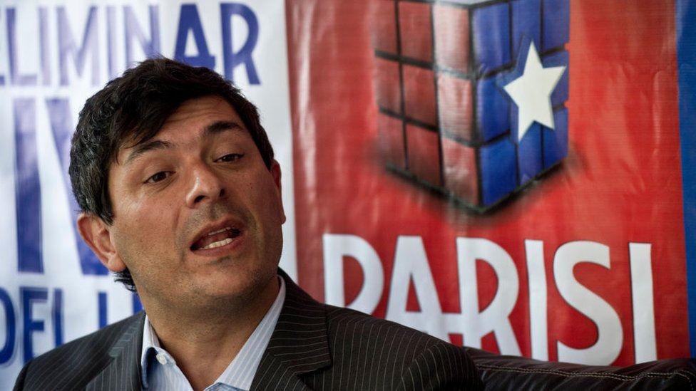 Franco Parisi carried out his campaign through social networks, without stepping on Chilean soil.  (GETTY IMAGES).