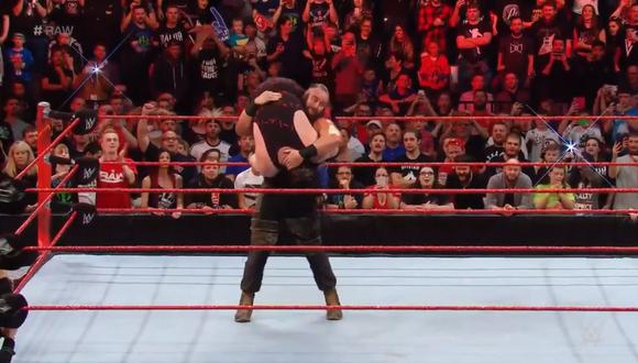 Braun Strowman impuso su fortaleza física ante Kane. (Foto: WWE)