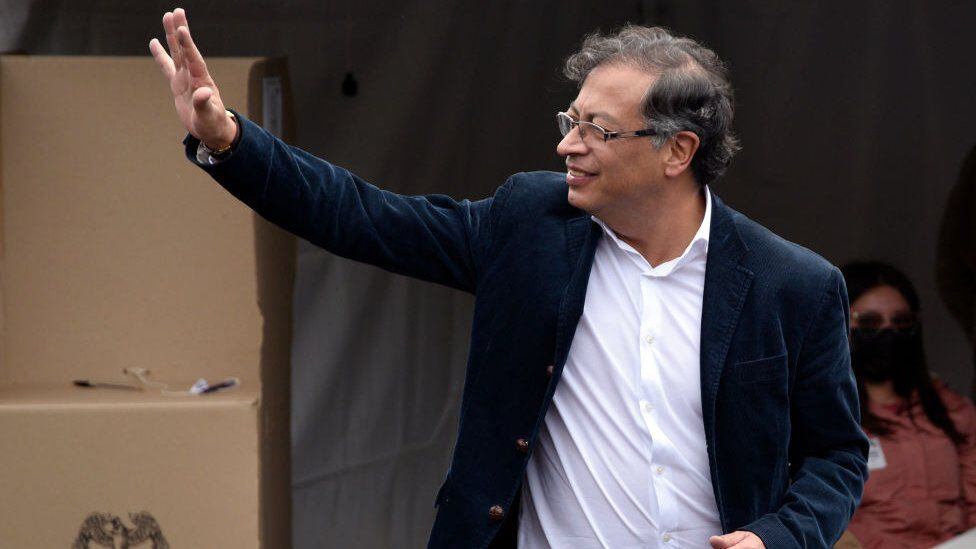 Gustavo Petro obtained the largest number of votes during the first electoral round.  (GETTY IMAGES).