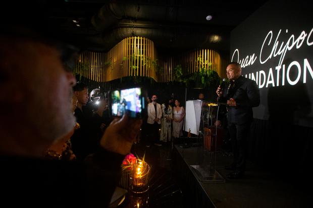 Juan Chipoco highlighted his desire to contribute to society during the launch of his foundation in Miami.