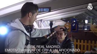 Conmovedor llanto de hincha al ver a Cristiano Ronaldo [VIDEO]