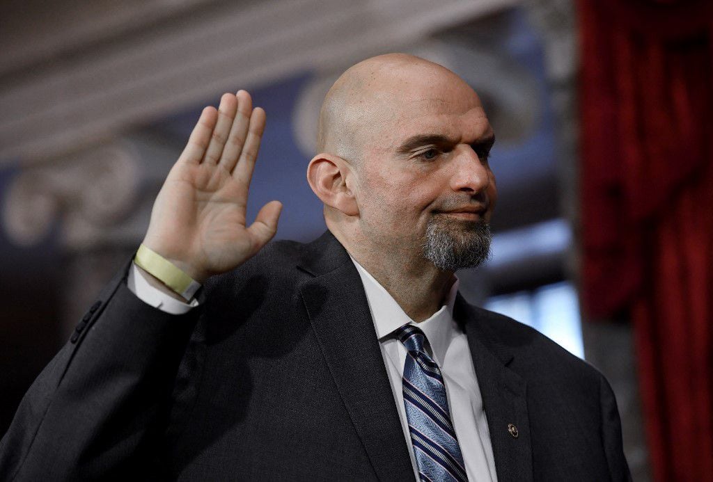 Senator Fetterman, during his inauguration in January 2023, was visibly uncomfortable with the clothes he was wearing. 