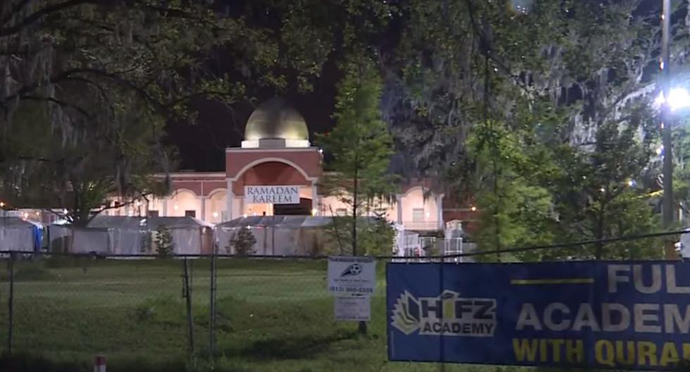 Los hechos aun no aclarados sucedieron en la Sociedad Islámica de Tampa poco después de la medianoche. (Foto: Captura de video - 10News WTSP)