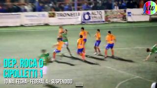 Batalla campal entre jugadores del fútbol argentino amateur