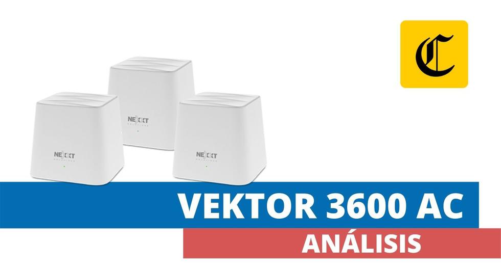 El Vektor 3600 AC de Nexxt Solutions Connectivity permite habilitar la tecnología mesh en la conexión Wi-Fi de casa, para hacerla más robusta y de mayor alcance. (El Comercio)