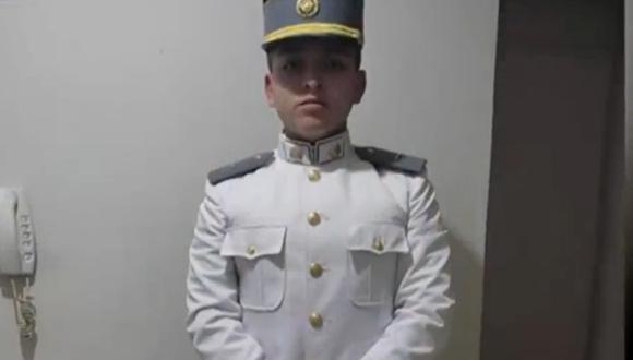 Joven cadete terminó internado en UCI tras entrenamientos con la Escuela Militar de Chorrillos. (Foto: Captura / ATV Noticias)