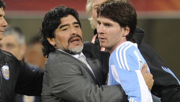 Lionel Messi: ¿Por qué no invitó a Diego Armando Maradona a su boda? (Foto: AFP)