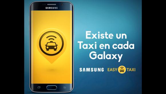 Usuarios de celulares Samsung tendrán beneficios en Easy Taxi