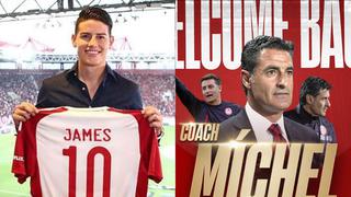 James Rodríguez tiene nuevo DT: Olympiacos anunció la incorporación de Míchel