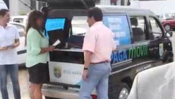 Jesús María: vehículo recorrerá distrito para cobrar arbitrios