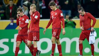 Bayern Múnich perdió invicto: cayó 3-1 ante el Mönchengladbach