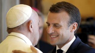 Papa Francisco recibirá al presidente francés Emmanuel Macron el 24 de octubre