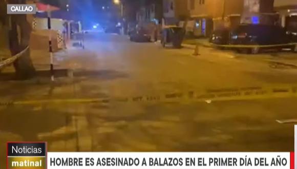 icarios atacan a balazos a tres primos que celebraban el Año Nuevo en la vía pública de Sarita Colonia, en el Callao. (Foto: TV Perú)