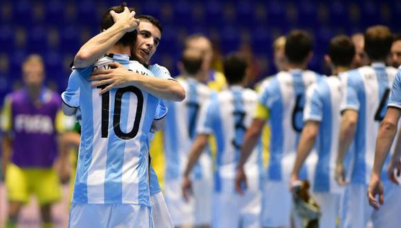Argentina ganó a Egipto y pasó a semis del Mundial de Futsal