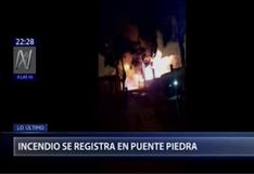 Puente Piedra: reportan incendio de gran magnitud en fábrica | VIDEO