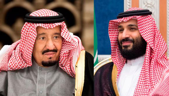 El rey Salman de Arabia Saudita y el príncipe heredero Mohammed bin Salman llamaron al hijo del fallecido periodista Jamal Khashoggi, Salah, para expresarle sus condolencias. (AFP/Reuters)