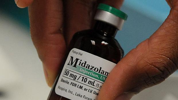 Midazolam is one of the controversial drugs used as sedatives in prison executions.  (Getty Images)