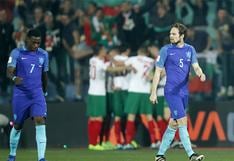 Holanda cae ante Bulgaria 2-0 y complica su clasificación al Mundial 