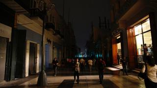 Cercado de Lima: apagón afecta varias calles y tiendas del centro histórico | FOTOS