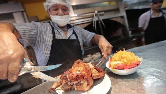En el Perú se consumen 12,5 mlls. de pollos a la brasa al mes