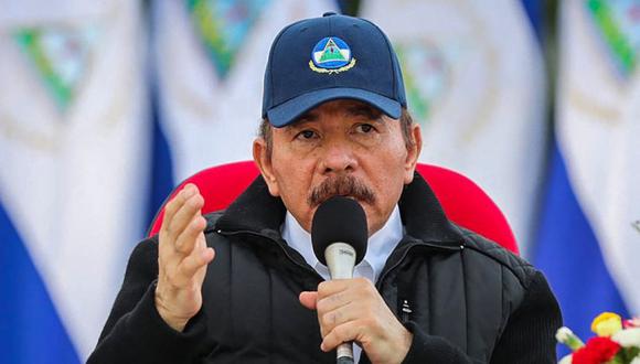 El presidente de Nicaragua, Daniel Ortega, durante el 41 aniversario de la Revolución Sandinista, realizado sin un evento público debido a la pandemia de COVID-19, en Managua. (Foto: Cesar PEREZ / PRESIDENCIA NICARAGUA / AFP).