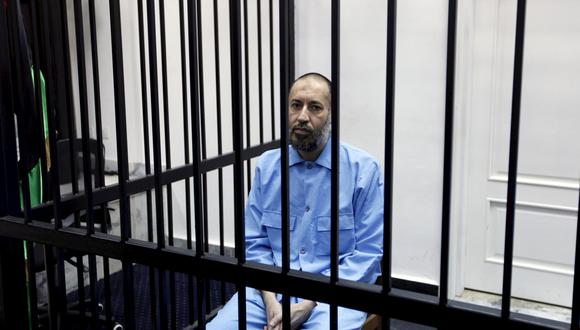 Saadi Gadafi, hijo del dictador de Libia, en una cárcel de Trípoli. (REUTERS).