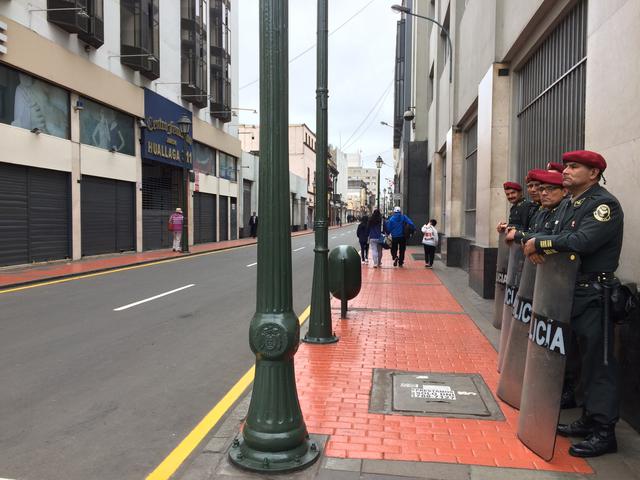 Centro de Lima en 28 de julio del 2018 (Foto: María del Carmen Yrigoyen)