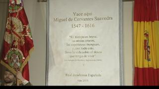 España: Cervantes descansa ya en su nuevo monumento [VIDEO]