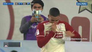Gol de Succar, tras asistencia de Quispe, para el 2-1 de Universitario vs. Ayacucho FC | VIDEO