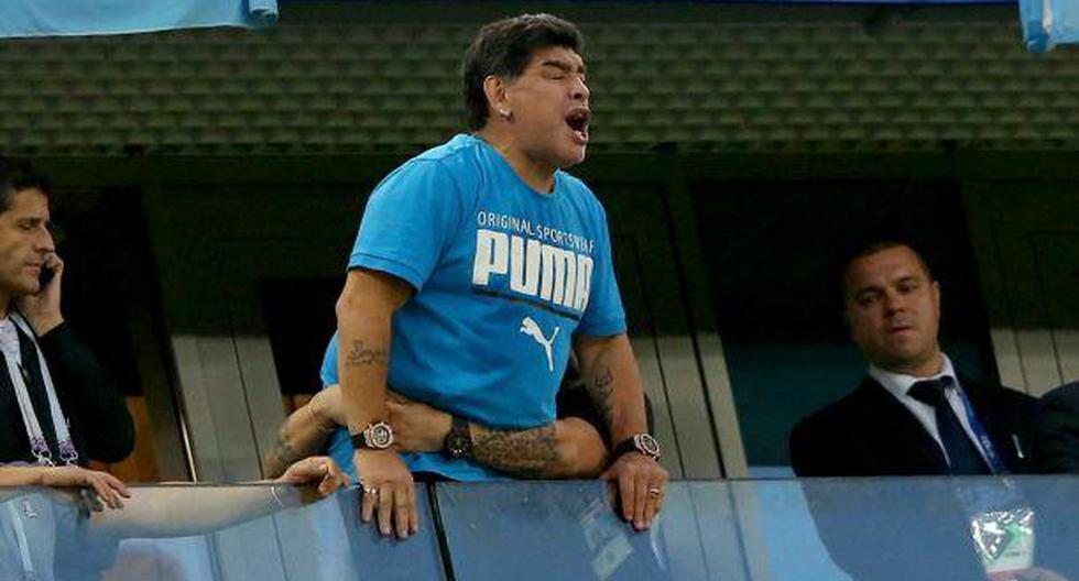 Diego Maradona está molesto porque no lo toman en cuenta para dirigir a la selección argentina (Getty Images)