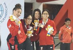 Bronce para Perú en Natación 4 x 200 de los Juegos Suramericanos