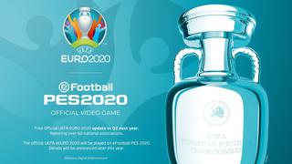 PES 2020 obtiene licencia exclusiva de la Eurocopa
