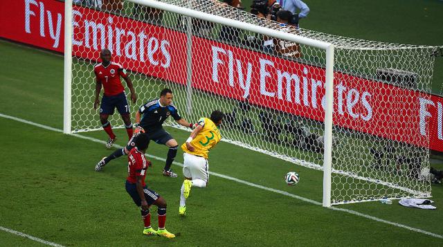 CUADROxCUADRO: así fue el gol de Thiago Silva ante Colombia - 1