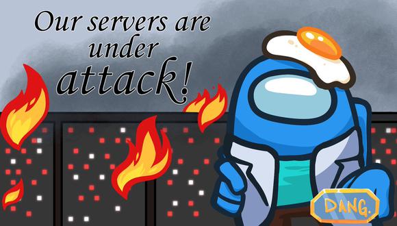 El videojuego de Innersloth ha sufrido un ataque DDoS que impide que jugadores de Estados Unidos y Europa puedan acceder a sus servidores. (Foto: Innersloth)