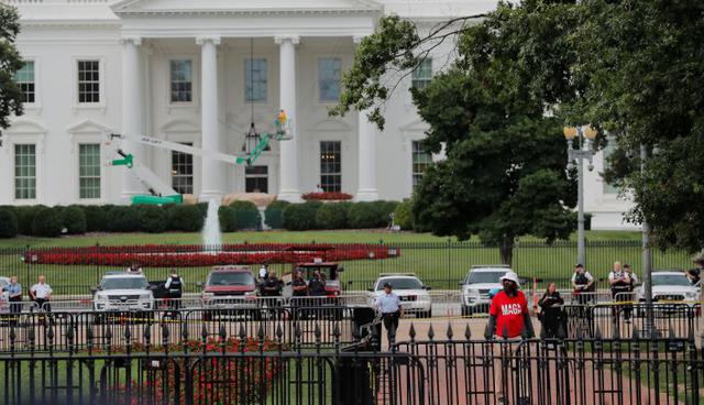 Operativo de seguridad en las afueras de la Casa Blanca ante las distintas manifestaciones en Washington. | Foto: Reuters