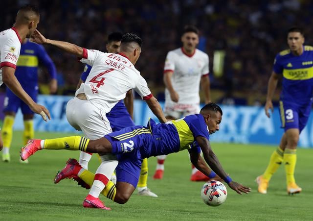 Boca - Huracán por la Liga Profesional (Foto: AFP)